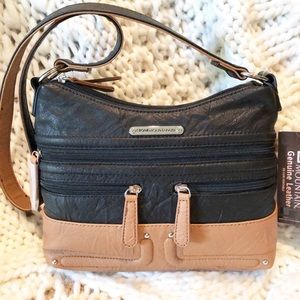 Stone Mountain Leather Iman Hobo Shoulder Bag NWT
